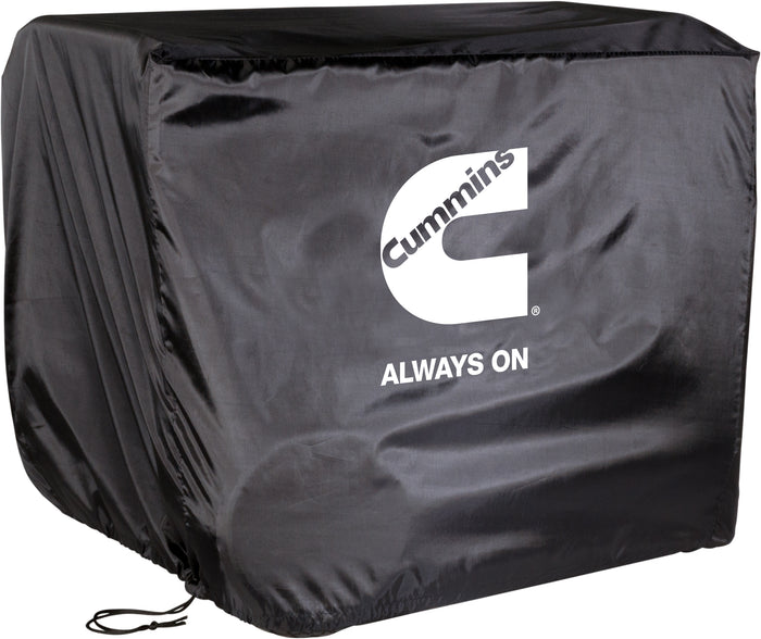 Grey Fabric Cummins Onan Generator Cover A058U957 - Side View | United RV Parts