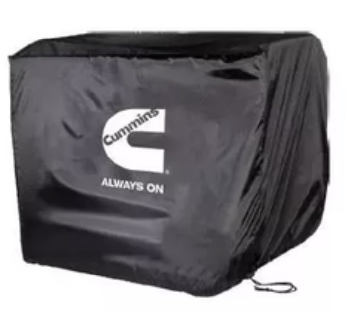 Grey Fabric Cummins Onan Generator Cover A058U957 - Front View | United RV Parts