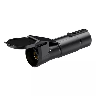 Black Curt Echo 51180 Bluetooth Brake Controller - Side View | United RV Parts