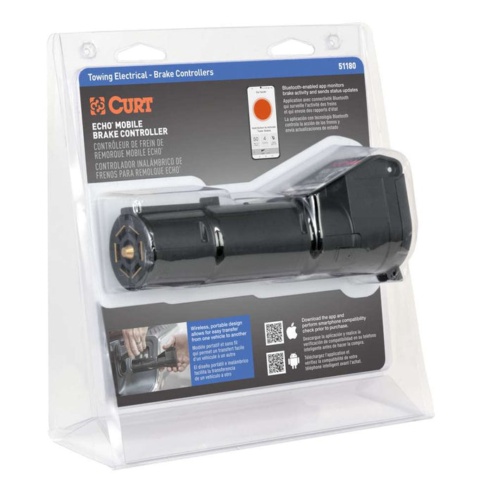 Curt Echo Bluetooth Brake Controller 51180 - Retail Package | United RV Parts