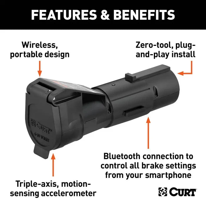 Curt Echo 51180 Features Diagram - Technical Specifications | United RV Parts