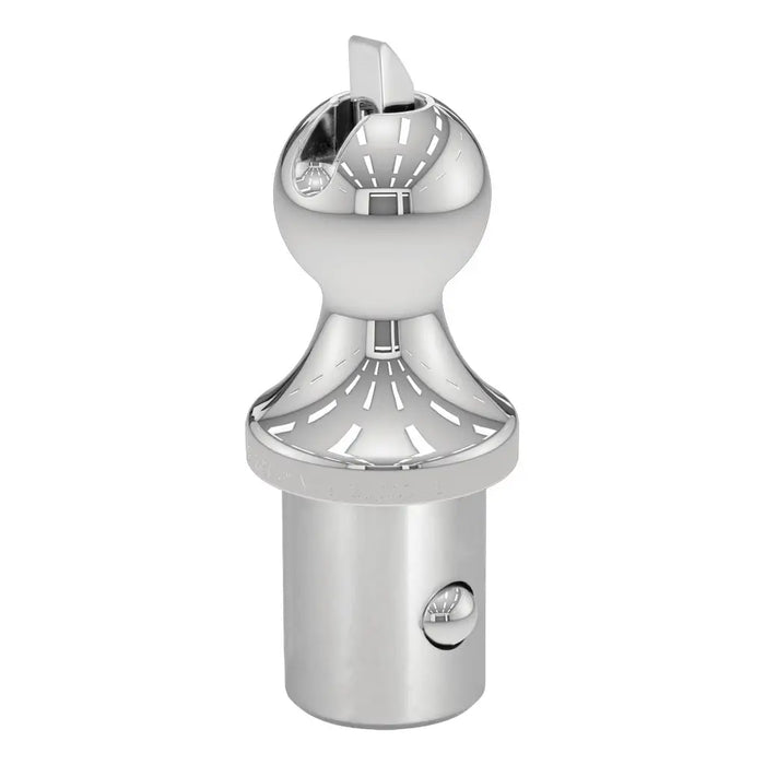 Chrome Steel Curt 60601 Gooseneck Ball - Angle View | United RV Parts