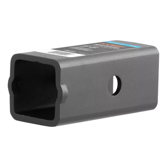 Gray Steel Curt 45405 Trailer Hitch Adapter Reducer Sleeve - Angled View | United RV Parts