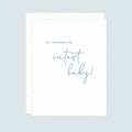 Cutest Baby Letterpress Card
