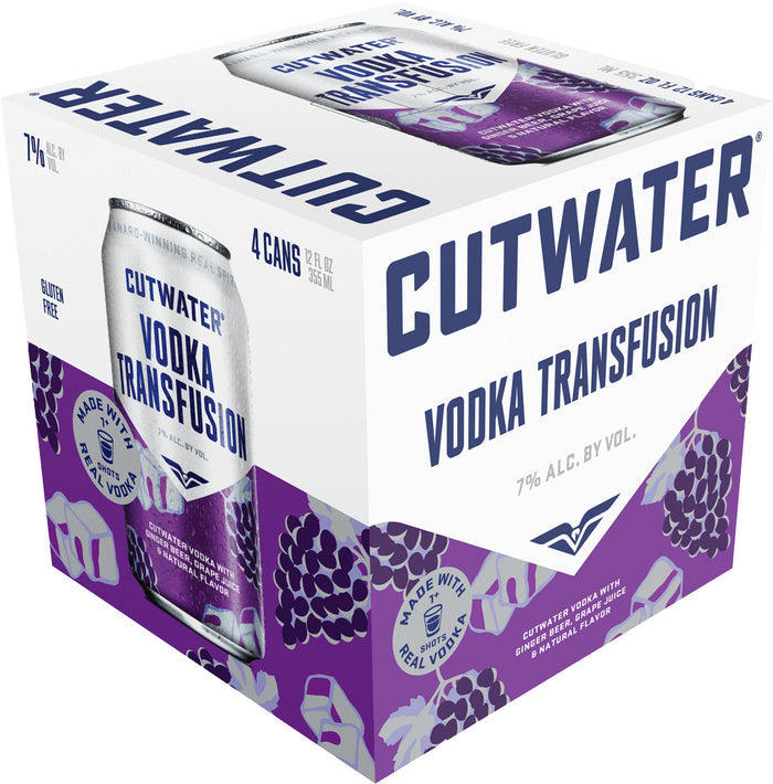 Cutwater Spirits Vodka Transfusion 4pk