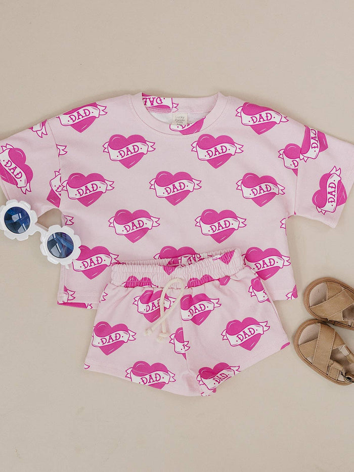 Daddy's Girl Shorts Set