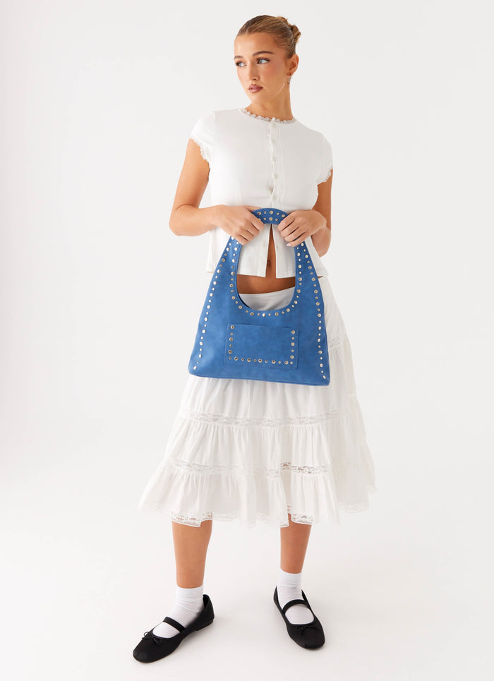 Delaney Shoulder Bag - Blue