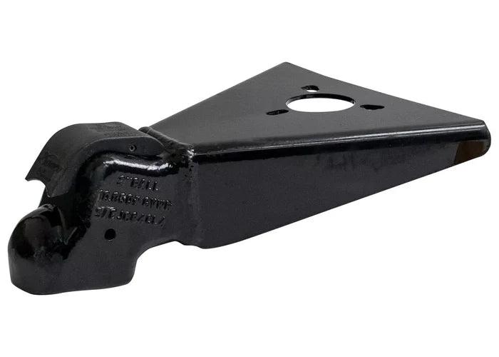 Black Powder Coated Demco A-Frame Coupler 16698-81 - Side View | United RV Parts