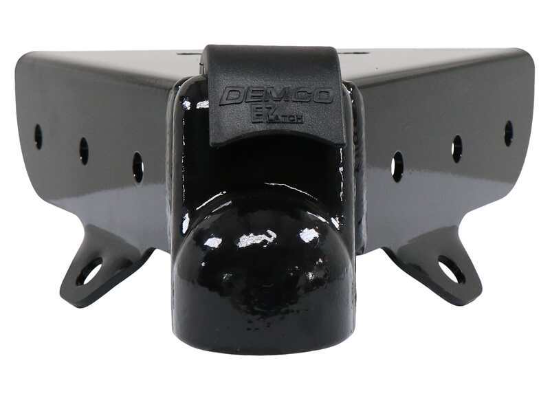 Demco eZ-Latch A-Frame 2-Inch Coupler with Chain Anchors - Front View | United RV Parts