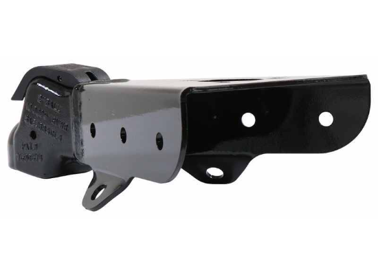 Black Demco A-Frame 2-Inch Coupler with Safety Chain Anchors - Right Side View | United RV Parts