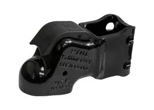 Black Steel Demco Adjustable Coupler 16825-81 - Three Quarter View | United RV Parts