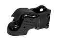 Black Steel Demco Adjustable Coupler 16825-81 - Three Quarter View | United RV Parts