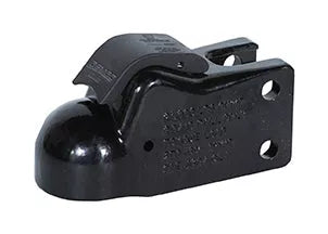 Black Demco EZ-Latch Adjustable Coupler - Side View | United RV Parts