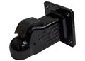 Black Cast Demco 2-5/16" Plate-Mount Coupler - Side Angle | United RV Parts
