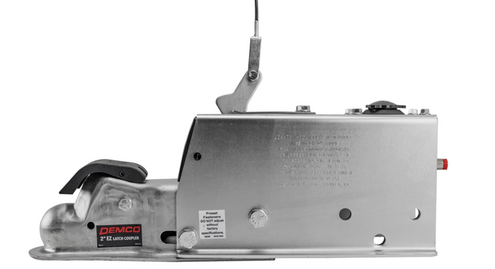 Demco DA70 Hydraulic Brake Actuator - Top View with Specifications | United RV Parts