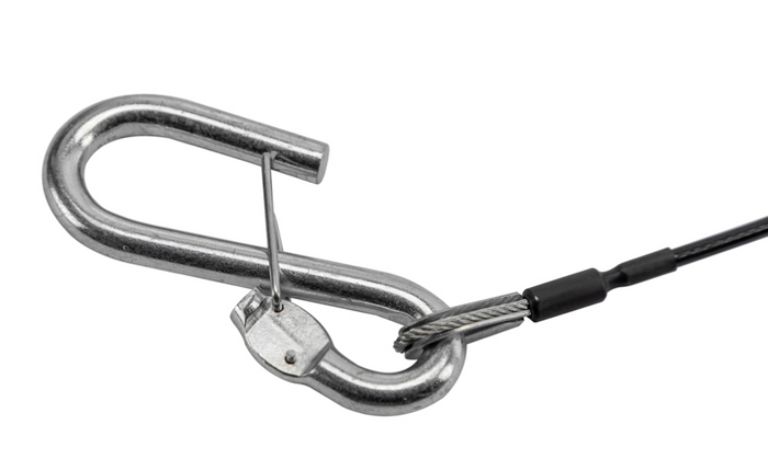 Zinc Breakaway Cable and Chain Assembly - Detail View | United RV Parts