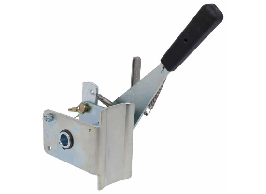 Silver Steel Demco Kar Kaddy Right Winch - Left Side View | United RV Parts