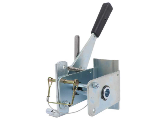 Silver Steel Demco 5433 Winch Assembly - Right Side Detail | United RV Parts