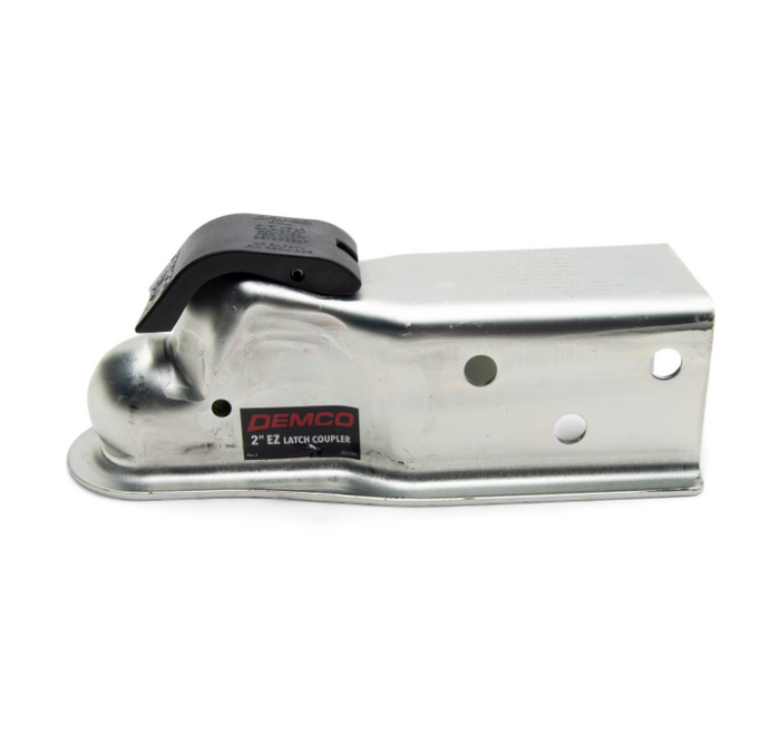 Zinc Demco eZ Latch Coupler 15945 - Side View with Handle Detail | United RV Parts