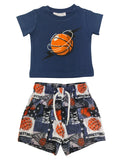 Denim Mesh Tee + Short Set