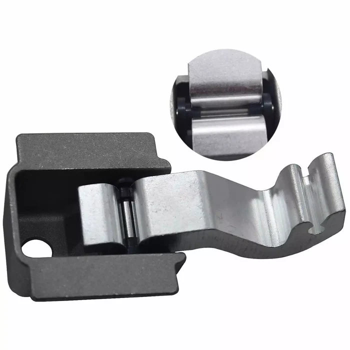 Grey Metal Awning Rafter Slider with Roller Detail - Close-up View | United RV Parts