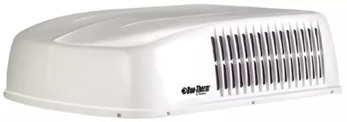 White Dometic Brisk Air RV Air Conditioner Shroud 3309364.002 - Side View | United RV Parts