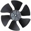Black Dometic Condenser Fan Blade 3310709.005 - Top View for Brisk Air II | United RV Parts