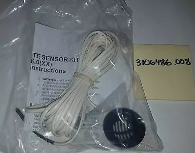 Dometic Duo Therm Temperature Sensor Kit 3106486.008 with White Cable - Product Package | United RV Parts