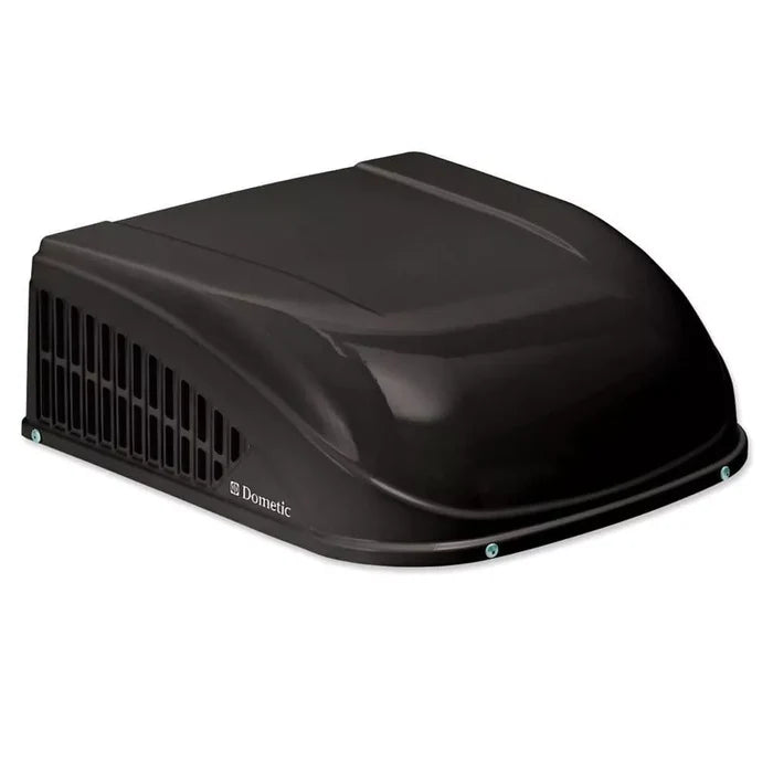 Black Dometic Duo Therm Brisk II RV Air Conditioner Shroud 3315332.001 - Front Angle | United RV Parts