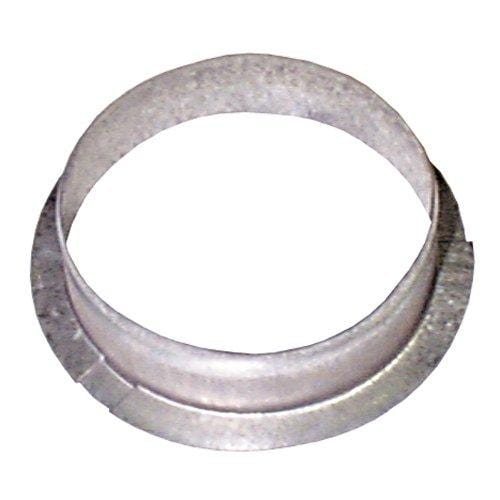 White Metal RV Furnace Duct Collar - Side View | United RV Parts
