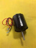 Black Dometic Furnace Motor 30133 with Red Wiring - Side View | United RV Parts