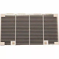 White Dometic Return Air Grille 3104928.019 - Front View | United RV Parts