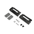 Black Dometic RV Refrigerator Door Handle Kit - Complete Set with Screws | United RV Parts