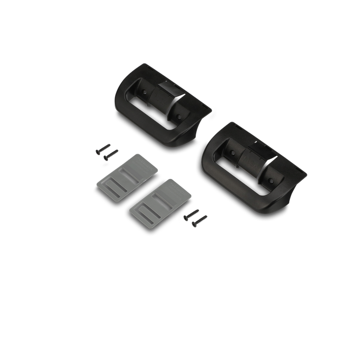 Black Dometic Fridge Door Handle Kit - Complete Set with Hardware | United RV Parts