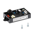 Black Dometic RV Water Heater Circuit Control Board 91367 - Top View with Screws | United RV Parts