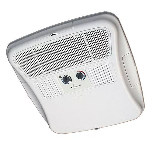 White Dometic Universal Air Distribution Box 3314851.000 - Angled View | United RV Parts