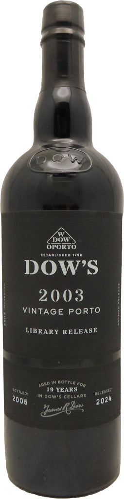 Dow's Library Release Vintage Port 2003 750ml
