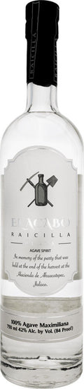 El Acabo Raicilla Plata Agave Spirit 750ml