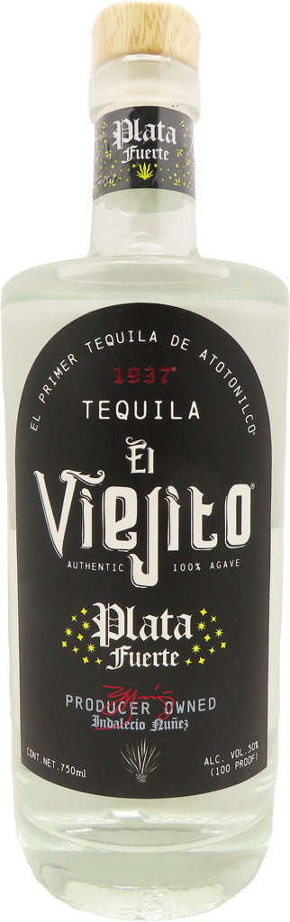 El Viejito Tequila Plata Fuerte 750ml