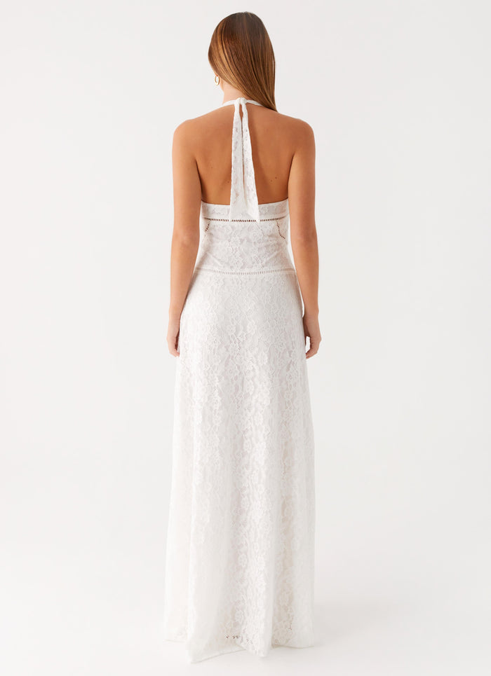 Ember Valley Cotton Maxi Dress - Ivory