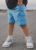 Everyday Blue Cargo Shorts (Infant)