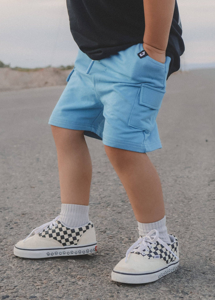 Everyday Blue Cargo Shorts