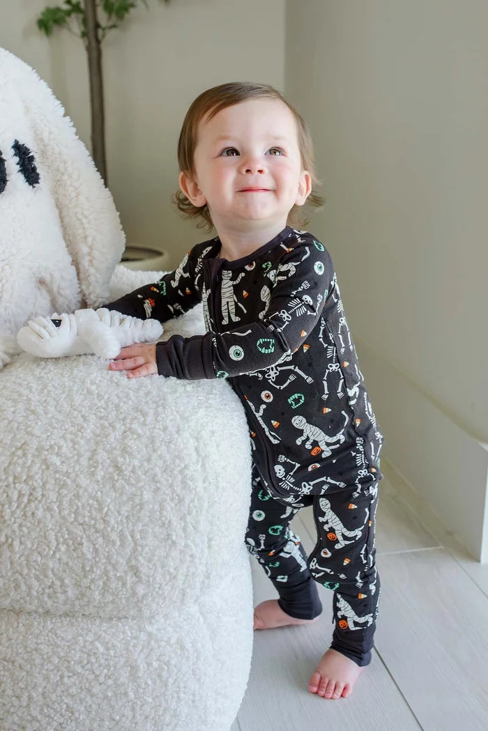 Eye Want Candy Glow Convertible Bamboo Zip Romper
