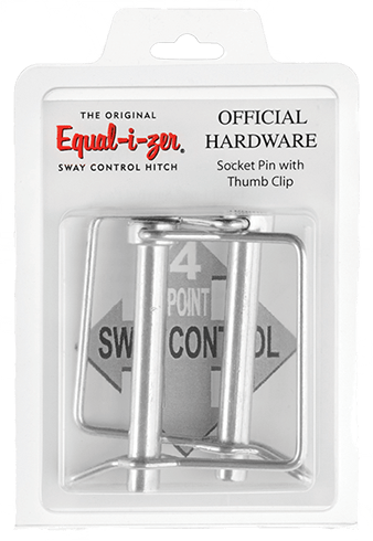 Equal-i-zer Socket Pin with Thumb Clip 2-Pack - Front Packaging View | United RV Parts