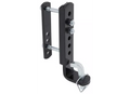 Black Steel Fastway Sway Control Bracket - Angled View | United RV Parts