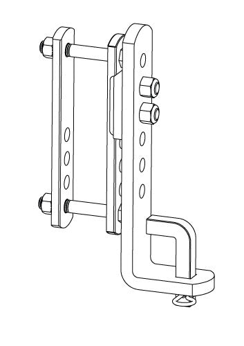 Fastway Equal-i-zer Sway Control Bracket - Technical Diagram | United RV Parts