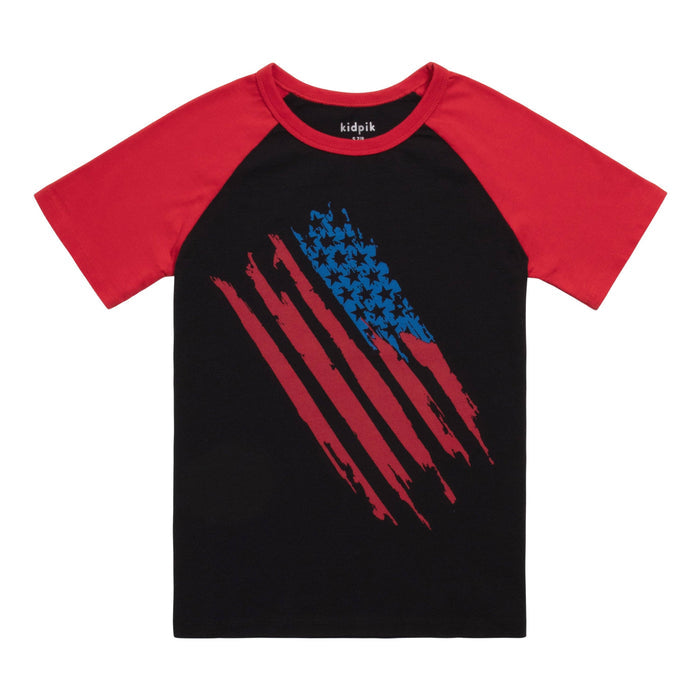 Flag Baseball Tee