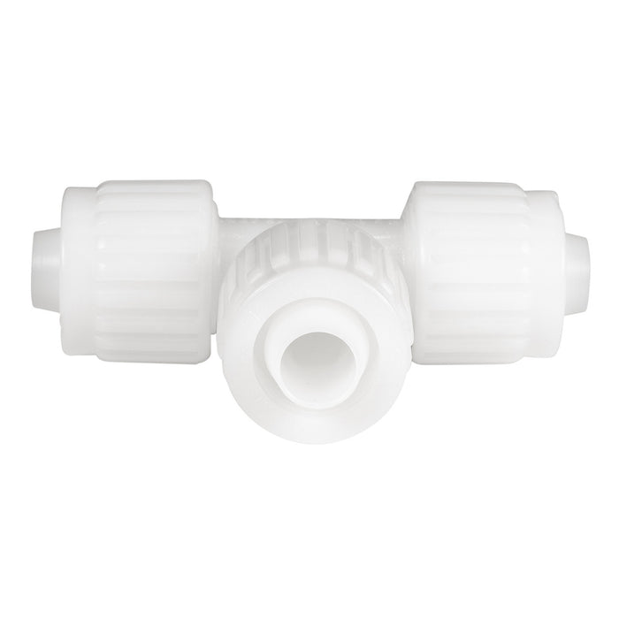 Flair-It 1/2 Inch PEX Tee Fitting 06820 Complete Assembly - Top View | United RV Parts