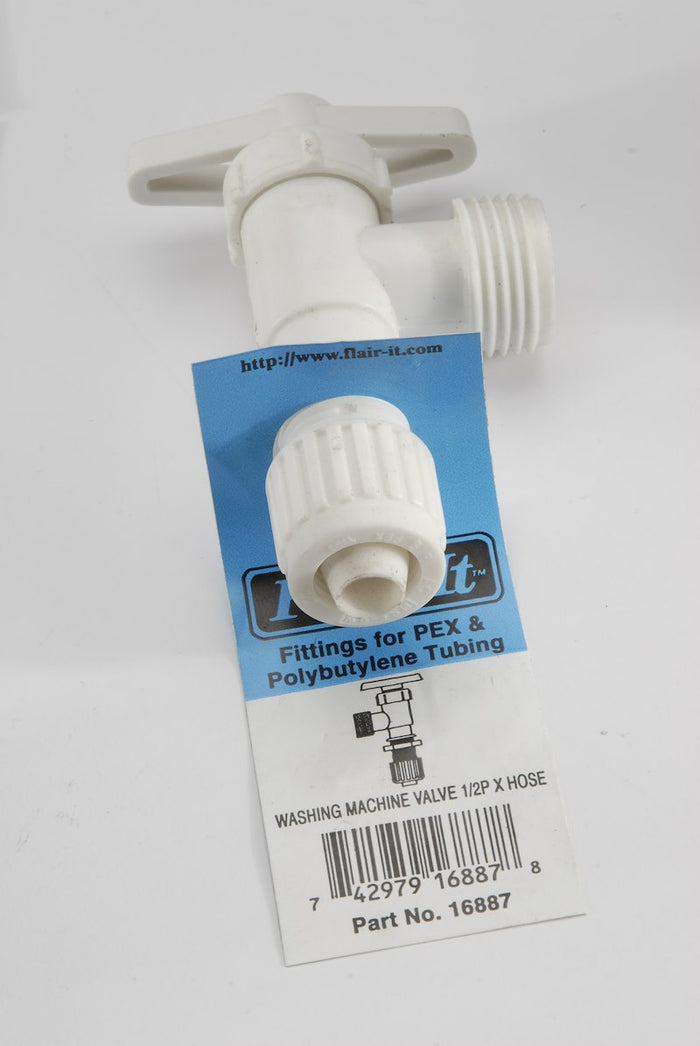 Flair-It Washing Machine Valve 16887 with Original Packaging - Product View | United RV Parts