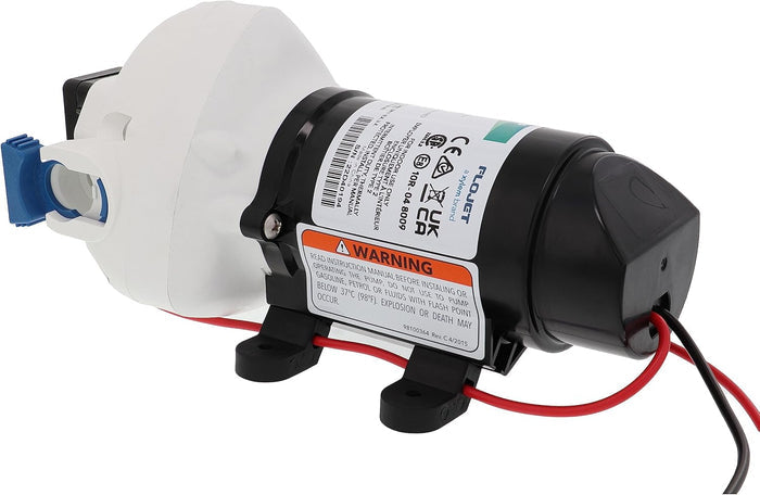 FloJet 12V Water Pump R3526144D - Complete Assembly View | United RV Parts